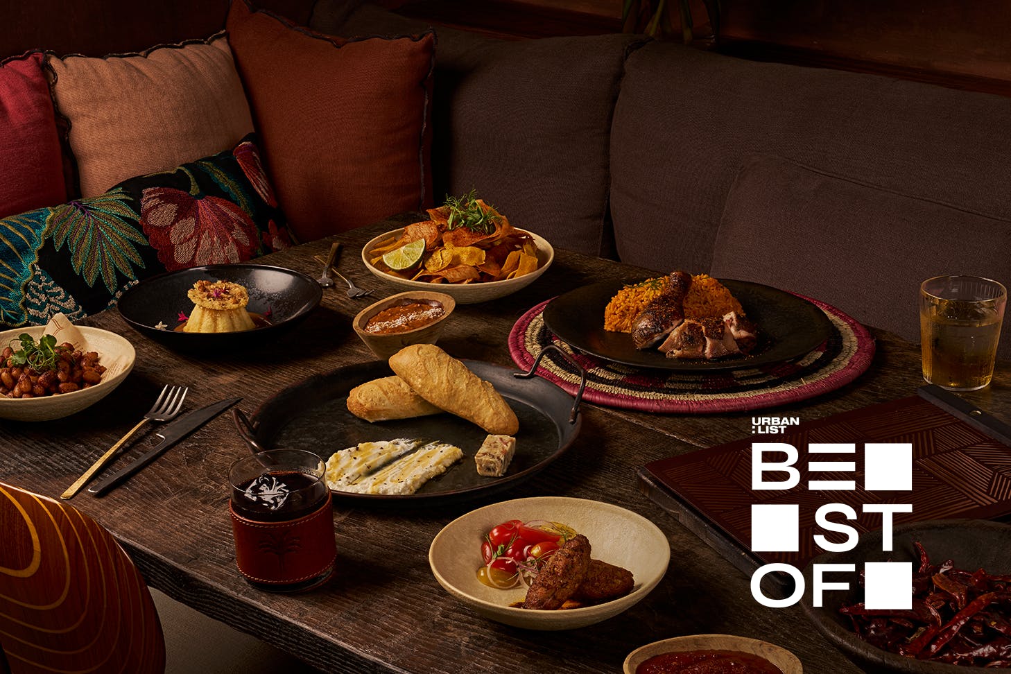 A selection of dishes from Tamba